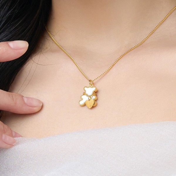 리버스 하트 곰돌이 목걸이 요약정보 및 구매