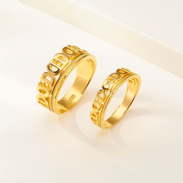 라인 D 체인 커플 반지 요약정보 및 구매